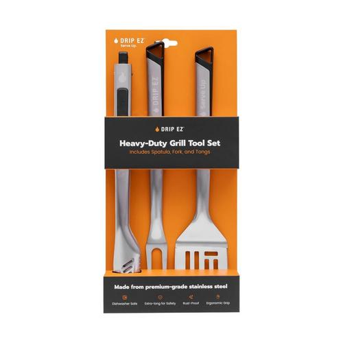 Drip EZ Heavy Duty Grill Tool 3 Piece Set - Primary Image