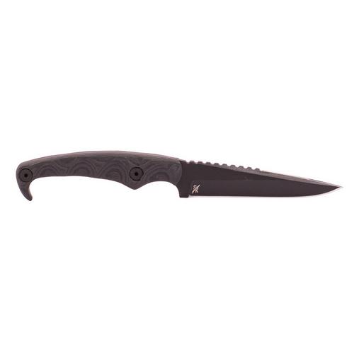 Stroup Knives MK2-B-G10-BLKCER Clip Point Fixed Blade Knife - Primary Image
