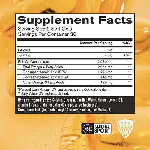 BPN Strong Omega/Fish Oil Soft Gel - Primary Image