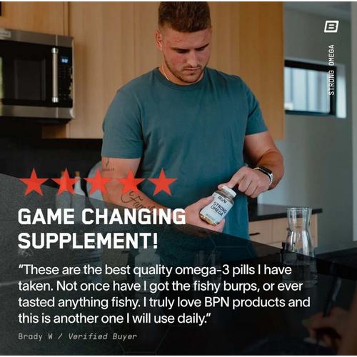 BPN Strong Omega/Fish Oil Soft Gel - Primary Image