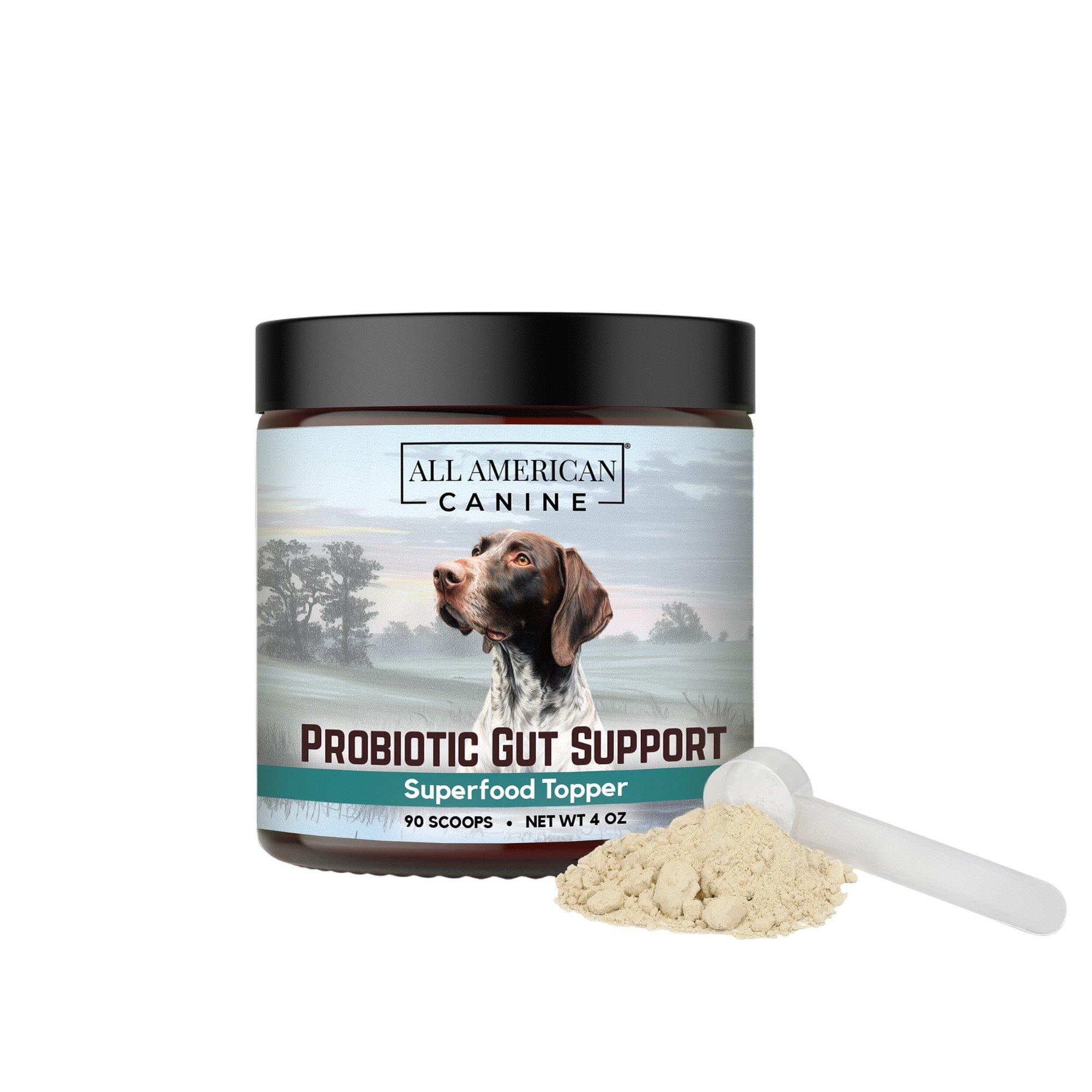 All American Canine Probiotic Gut Support - Canine Probiotics For Gut Health And Digestive Wellness Support