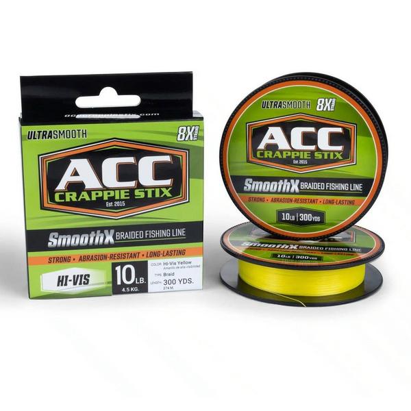 ACC CRAPPIE STIX SmoothX Braided Fishing Line