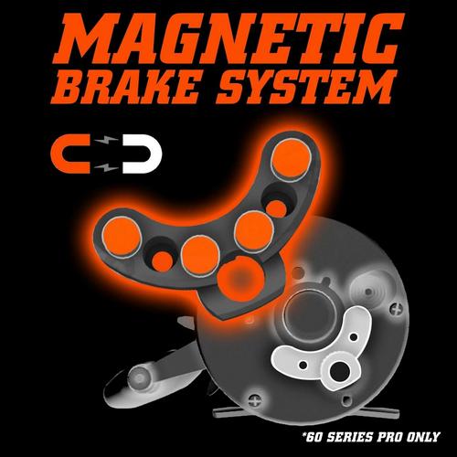 Whisker Seeker Tackle Whisker Seeker 60 Baitcast Spinning Reel - Primary Image