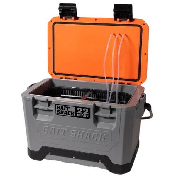 Whisker Seeker Tackle Whisker Seeker Bait Shack Solar Powered Live Bait Coller with Aerator