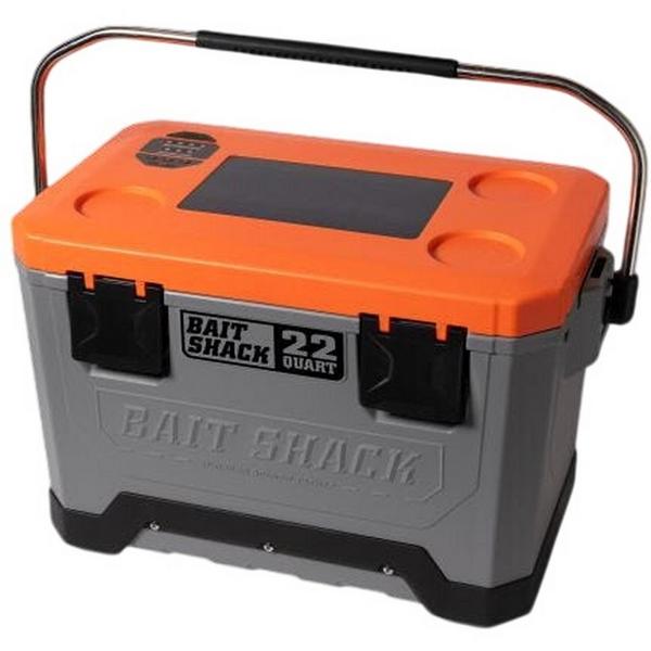 Whisker Seeker Tackle Whisker Seeker Bait Shack Solar Powered Live Bait Coller with Aerator