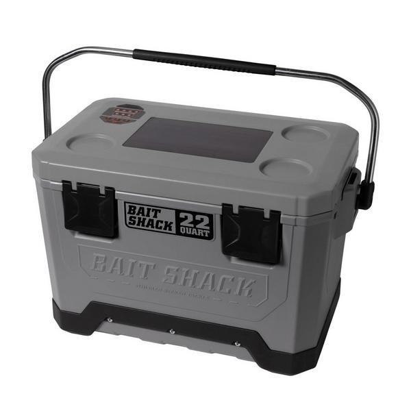 Whisker Seeker Tackle Whisker Seeker Bait Shack Solar Powered Live Bait Cooler with Aerator