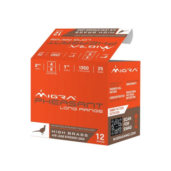 MIGRA AMMUNITION Pheasant Long Range Shotshells