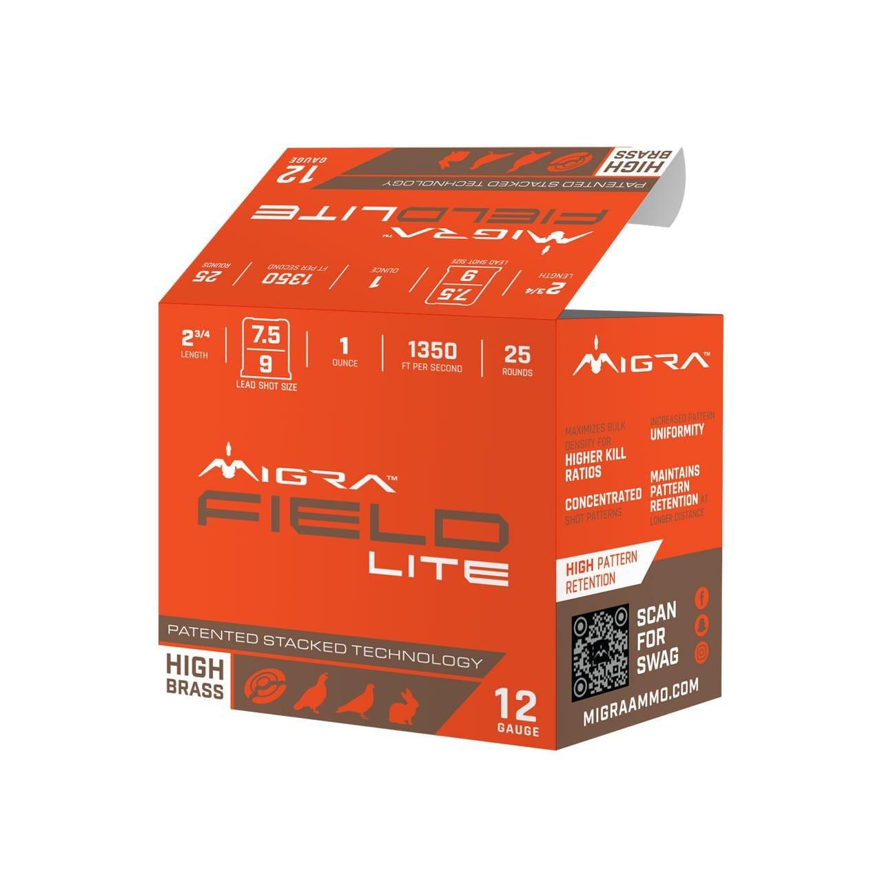 MIGRA Ammunition Dove 20 Gauge Shotshells 25 Round Box