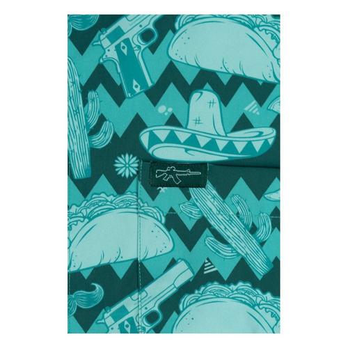 Men's Retro Rifle Taco Night Button Up Shirt - Primary Image