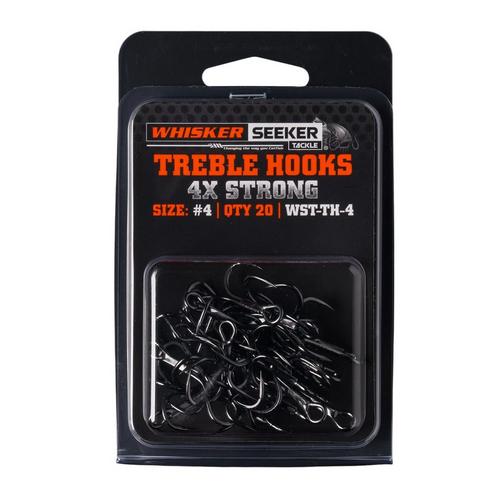 Whisker Seeker Catfish 4X Strong Treble Hooks - Primary Image