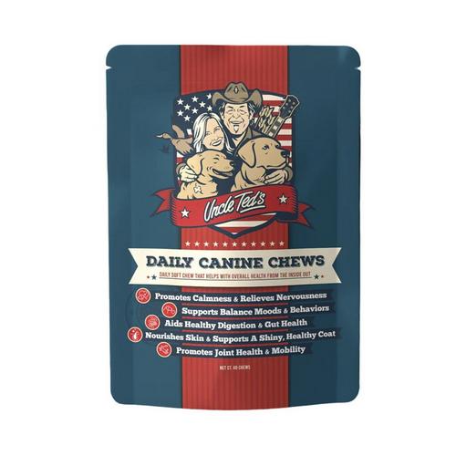 Uncle Ted's Daily Canine Dog Chews 60ct - Primary Image