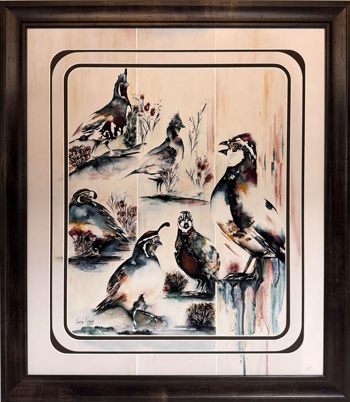 Print & Frame QF 20th Anniversary Print of the Year Quail In Color ...