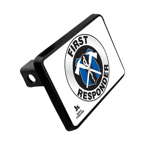 Print & Frame Quail Forever First Responders Hitch Cover - Primary Image