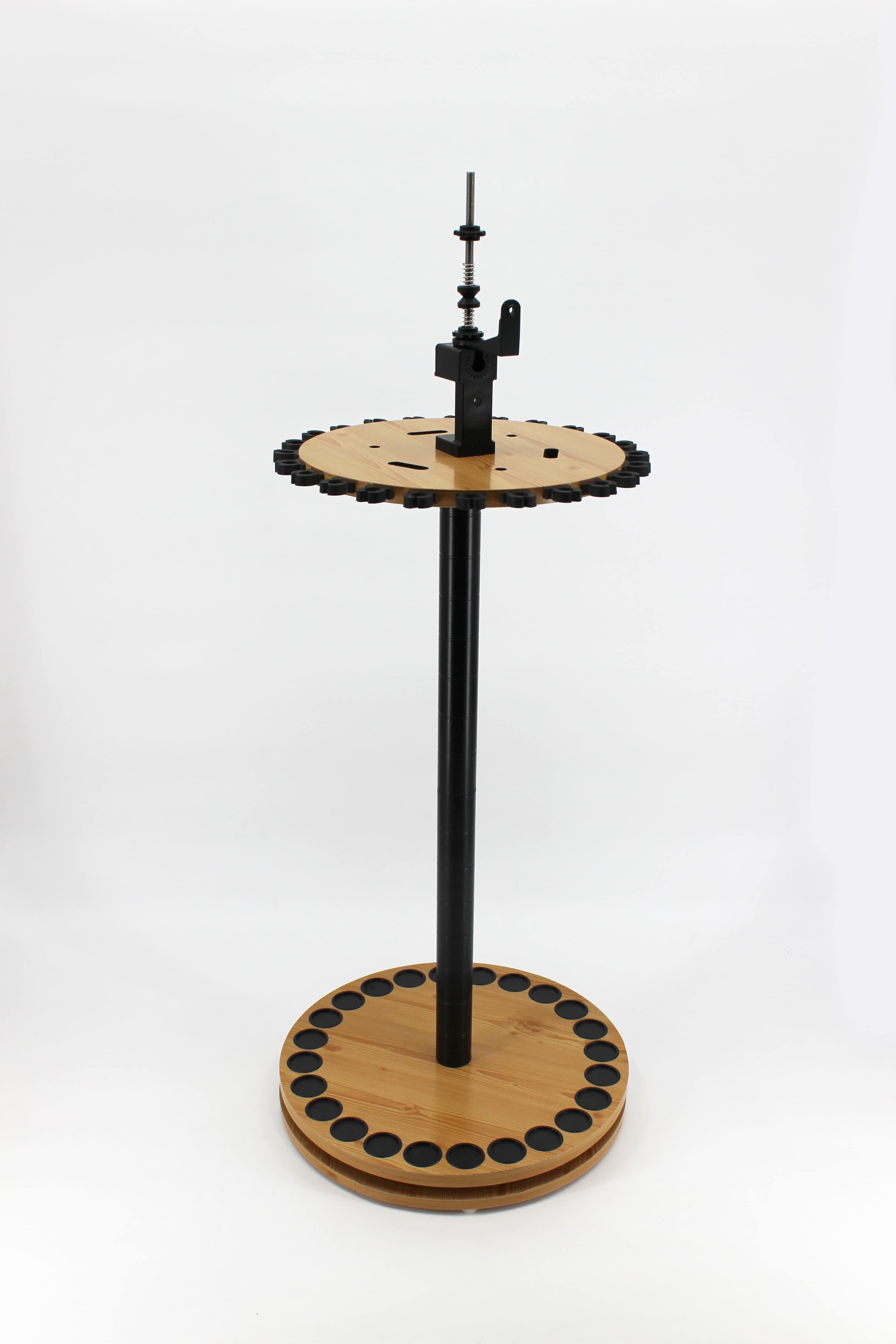 Rush Creek 24 Rod Spinning Rack with Line Spooler