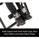 Medisonic Inversion Therapy Table w/ Adjustable Headrest and Vertical Massage Pad w/ Heat & Vibration - Thumbnail 4 of 7