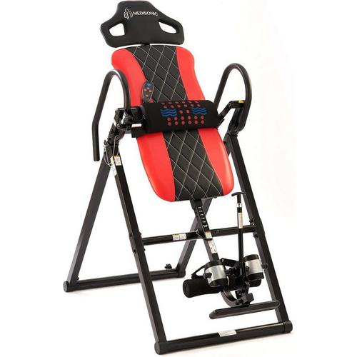 Medisonic Inversion Therapy Table w/ Adjustable Headrest and Adjustable Massage Lumbar Pad w/ Heat & Vibration - Primary Image