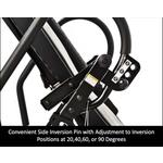 Medisonic Inversion Therapy Table w/ Adjustable Headrest and Adjustable Massage Lumbar Pad w/ Heat & Vibration - Thumbnail 2 of 7