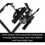 Medisonic Inversion Therapy Table w/ Adjustable Headrest and Adjustable Massage Lumbar Pad w/ Heat & Vibration - Thumbnail 3 of 7