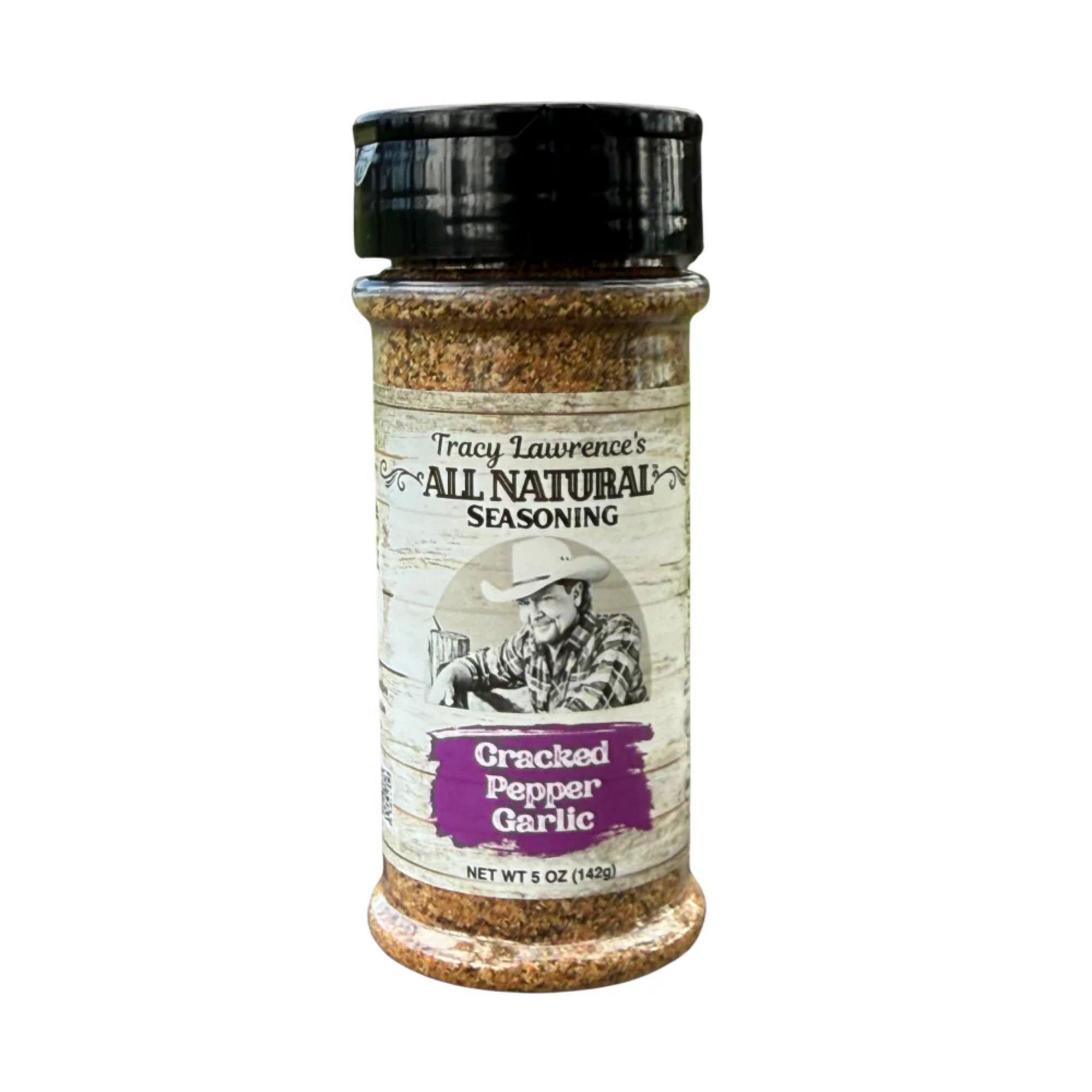 Tracy Lawrence All Natural Cracked Pepper Garlic Seasoning - Tracy Lawrence