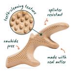 WOOF HonestChew Antler Dog Toy - Thumbnail 2 of 4