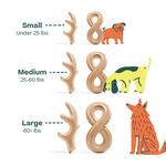 WOOF HonestChew Antler Dog Toy - Thumbnail 3 of 4