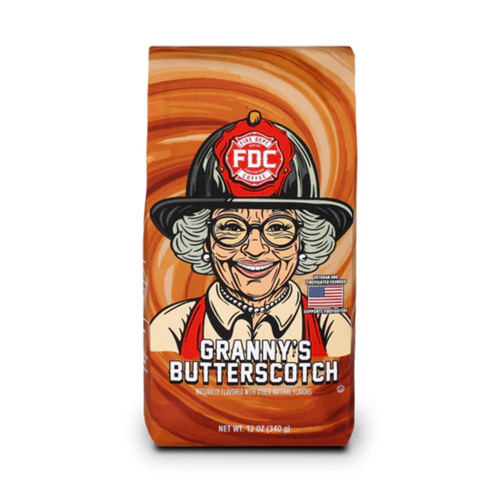 Fire Department Coffee Granny's Butterscotch 12 oz. Ground Coffee - Fire Department Coffee