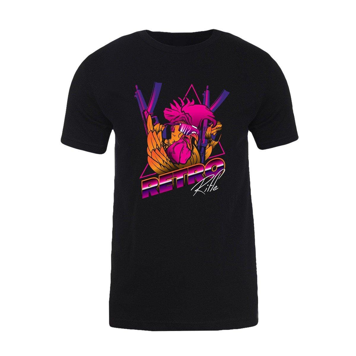 Men's Retro Rifle Rooster T-Shirt