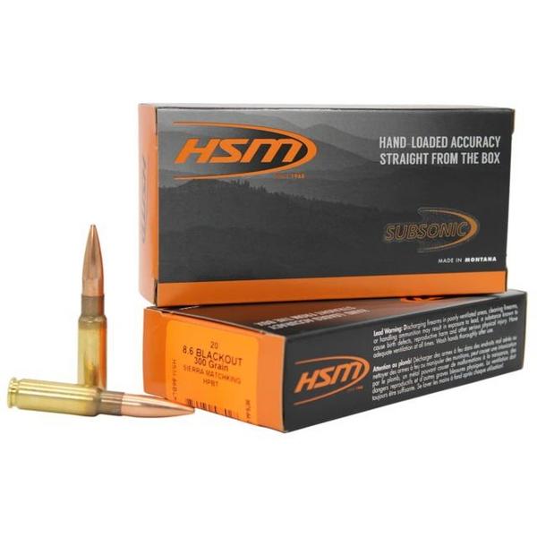 HSM AMMUNITION HSM Sierra Match King HPBT Rifle Ammunition