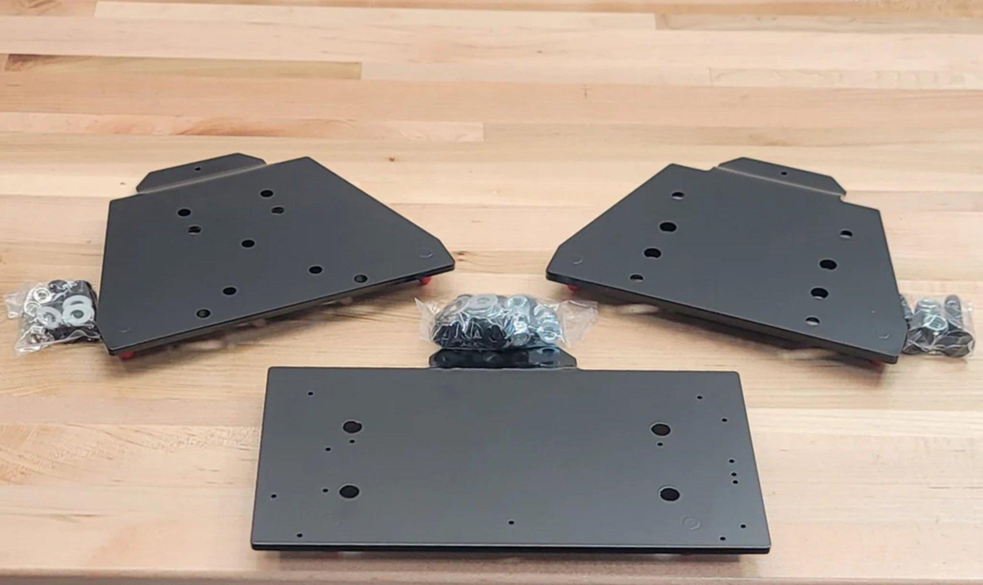 Inline Fabrication Quick Change Blank Top Plate 6" Deep X 8" Wide - Inline Fabrication