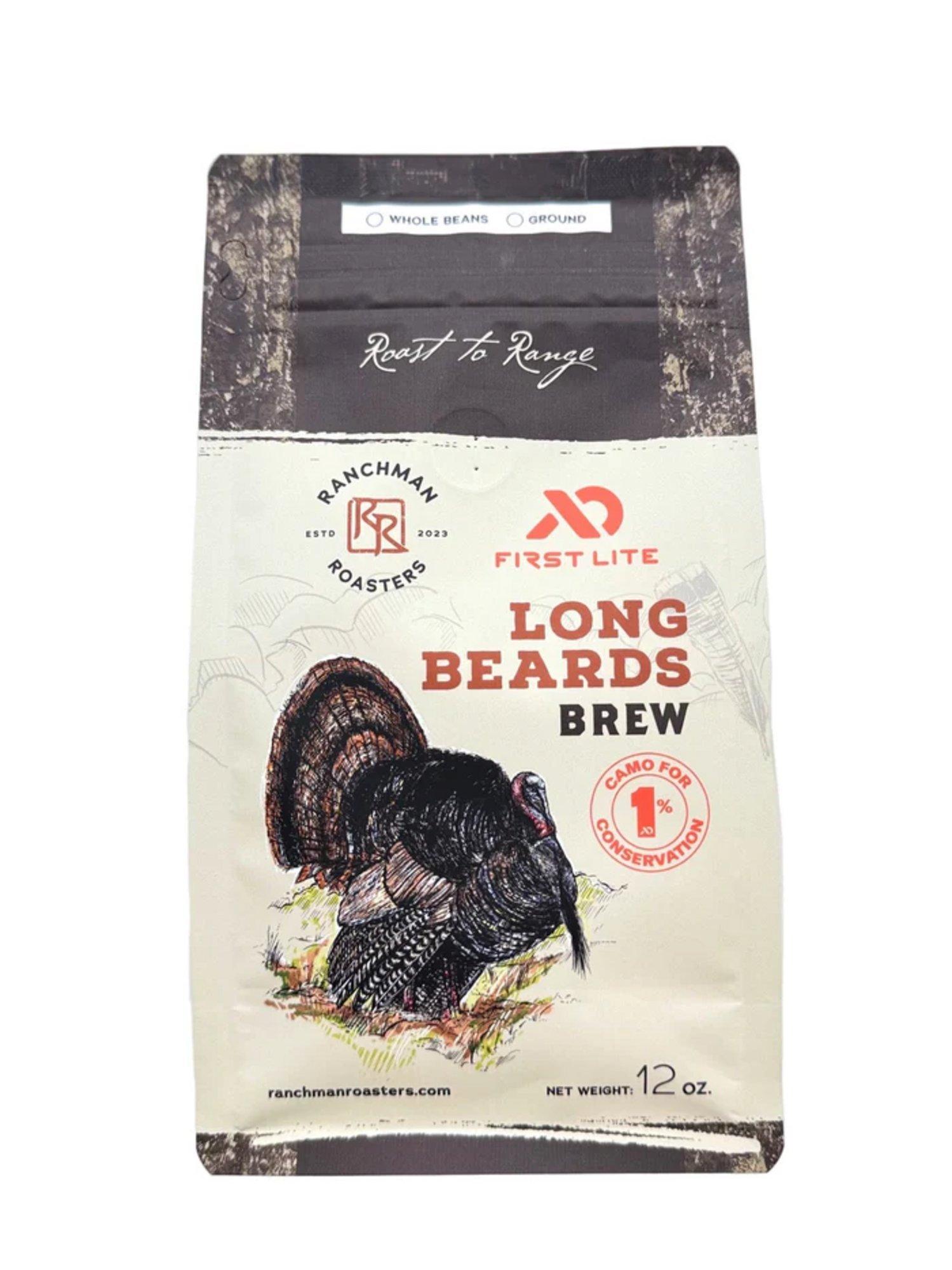 Ranchman Roasters First Lite NWTF Long Beards Brew 12 oz. Ground Coffee - Ranchman Roasters