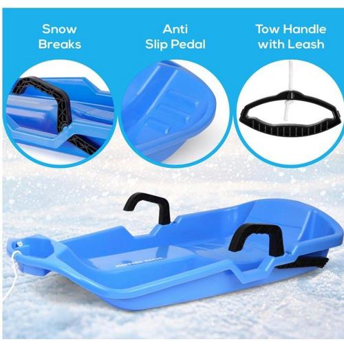 Slippery Racer Downhill Thunder Kids Snow Sled - Primary Image