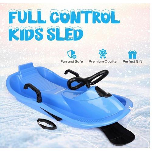 Slippery Racer Downhill Derby Kids Snow Sled - Primary Image