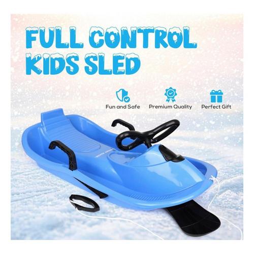 Slippery Racer Downhill Derby Kids Snow Sled - Primary Image