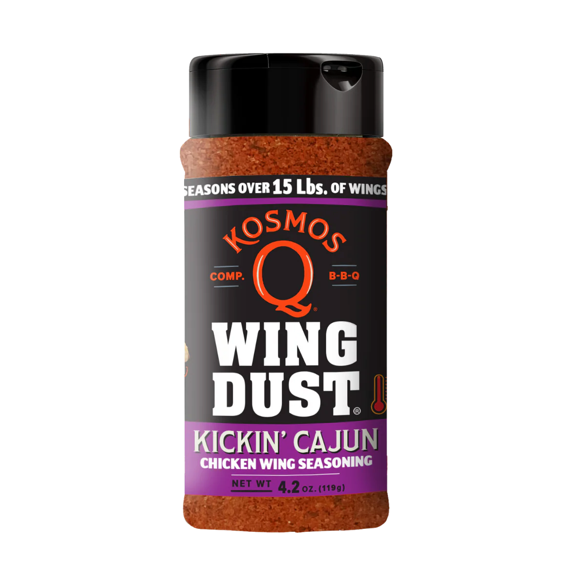 Kosmos Kickin Cajun Wing Dust Seasoning - Kosmos Q