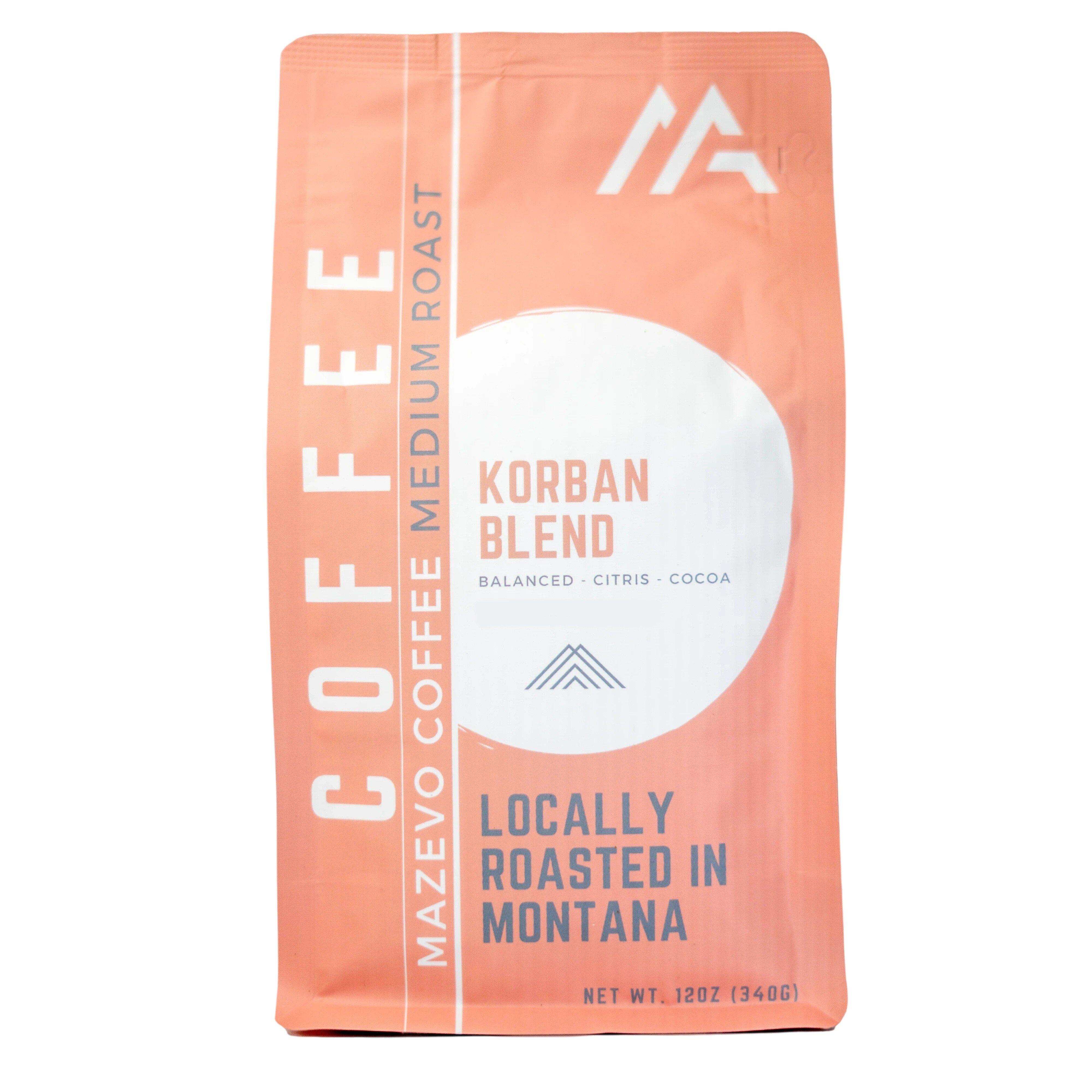 Mazevo Coffee Corp Korban Blend Roast Ground Coffee - Mazevo Coffee Corp