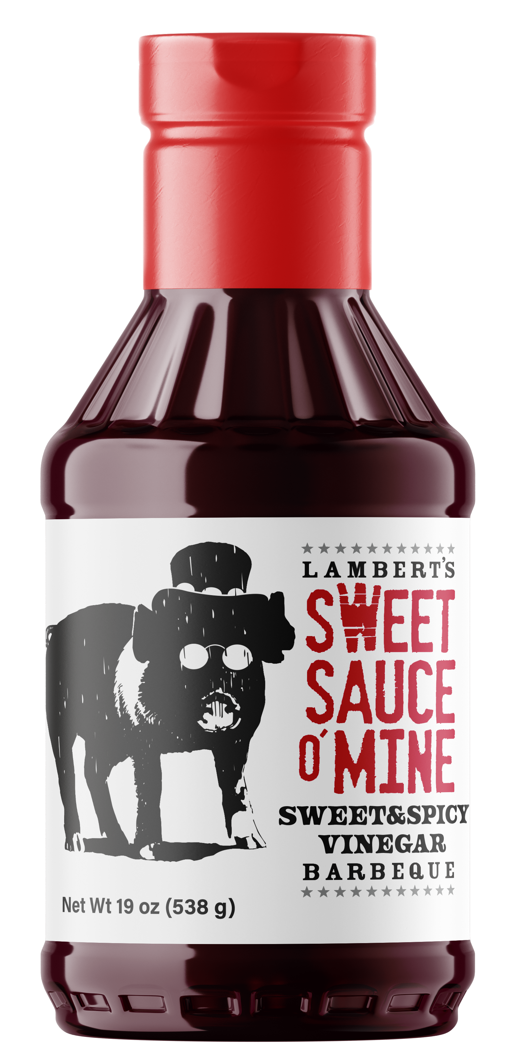 Lambert's Sweet Sauce O' Mine Sweet & Spicy Vinegar Barbeque Sauce - Lambert's