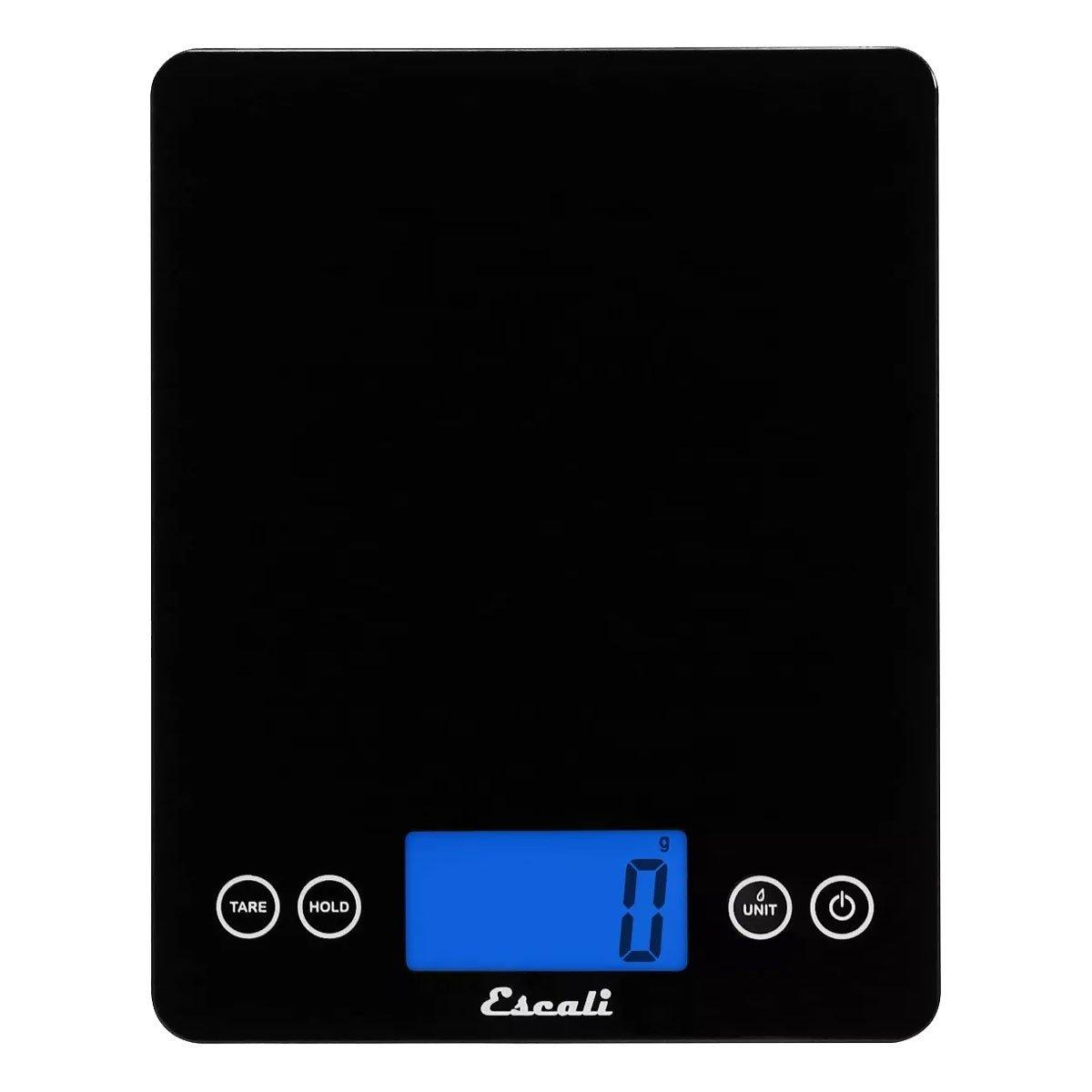 Escali Arti XL Glass Digital Scale Black - Escali Scales