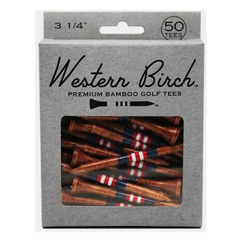 Western Birch 3 1/4" Bamboo Golf Tees - Primary Image