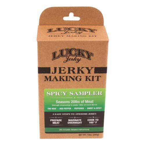 Lucky Jerky Spicy Sampler Seasoning Kit - Lucky Jerky