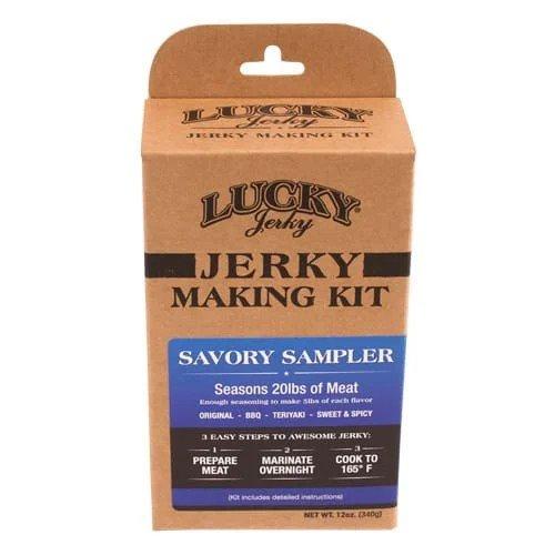 Lucky Jerky Savory Sampler Seasoning Kit - Lucky Jerky
