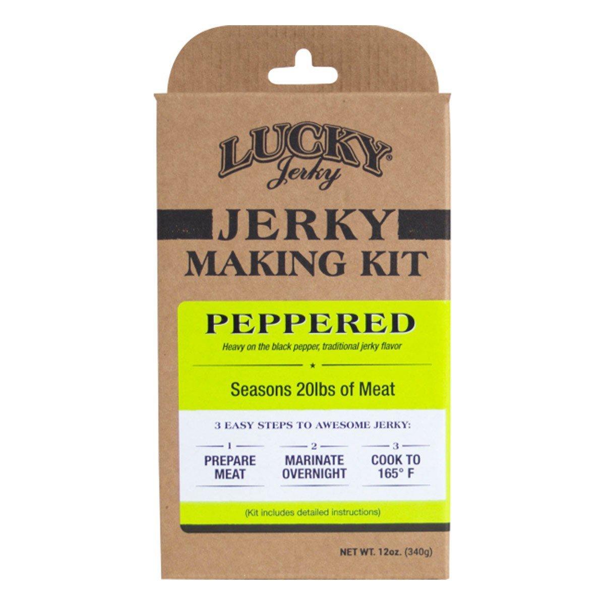 Lucky Jerky Peppered Seasoning Kit - Lucky Beef Jerky