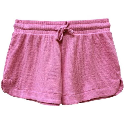 Girls' Suzette Soft Waffle Lounge Shorts - Primary Image