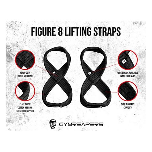 GYMREAPERS Figure 8 Lifting Straps - Primary Image