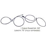 Malone Lariat Universal Kayak/Canoe Cable Lock - Thumbnail 2 of 2