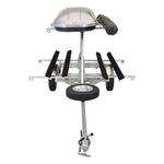 Malone MicroSport LowBed 2 Kayak Trlr Package (2nd tier, 2 Sets Bunks, Cargo Box, Rod Tube, Spare Tire) - Thumbnail 1 of 7