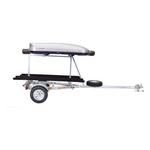 Malone MicroSport LowBed 2 Kayak Trlr Package (2nd tier, 2 Sets Bunks, Cargo Box, Rod Tube, Spare Tire) - Thumbnail 2 of 7