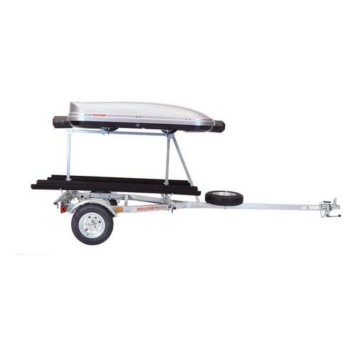 Malone MicroSport LowBed 2 Kayak Trlr Package (2nd tier, 2 Sets Bunks, Cargo Box, Rod Tube, Spare Tire) - Primary Image