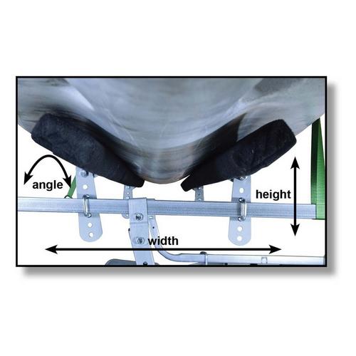 Malone MicroSport LowBed 2 Kayak Trlr Package (2nd tier, 2 Sets Bunks, Cargo Box, Rod Tube, Spare Tire) - Primary Image