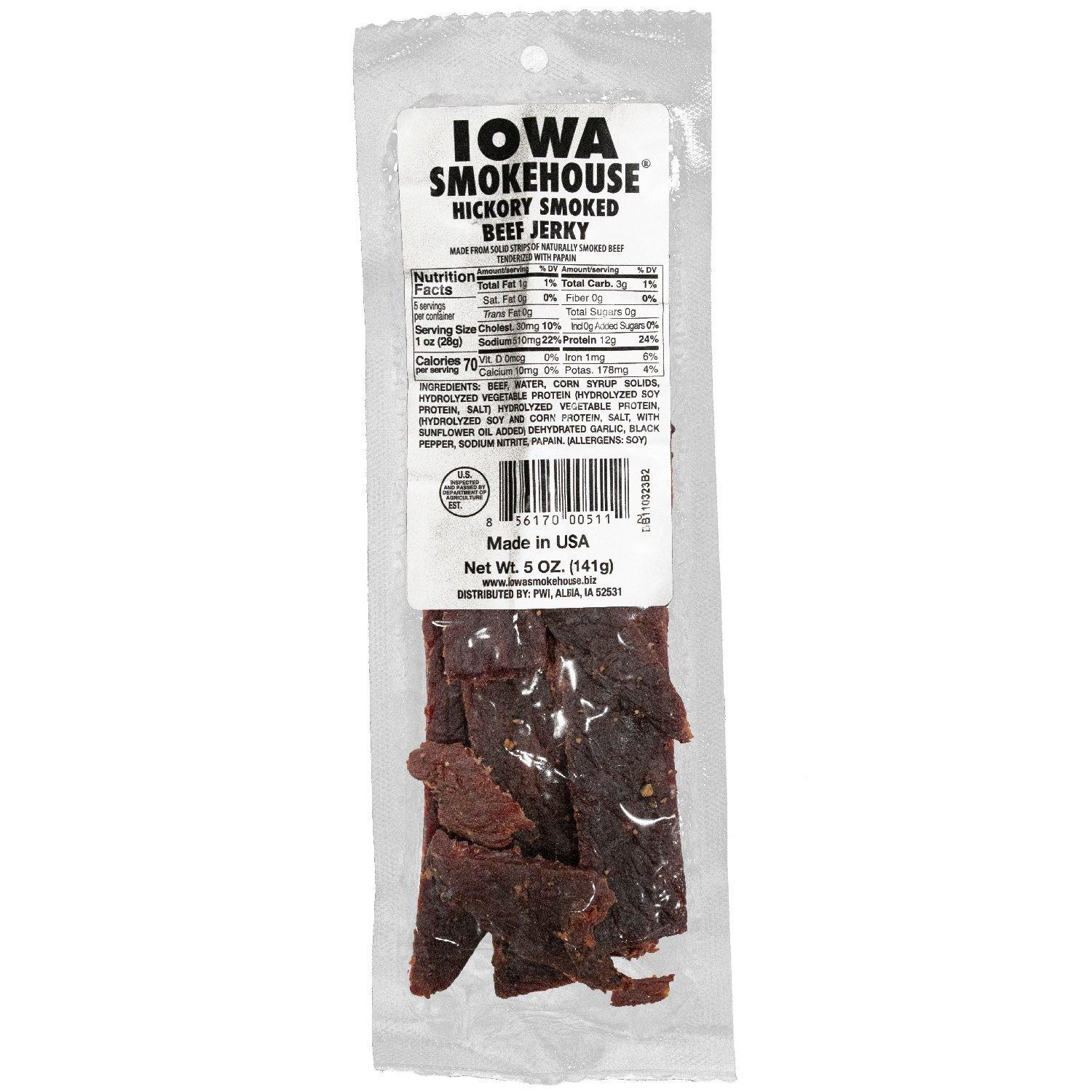 Iowa Smokehouse Beef 5 oz Jerky - Iowa Smokehouse