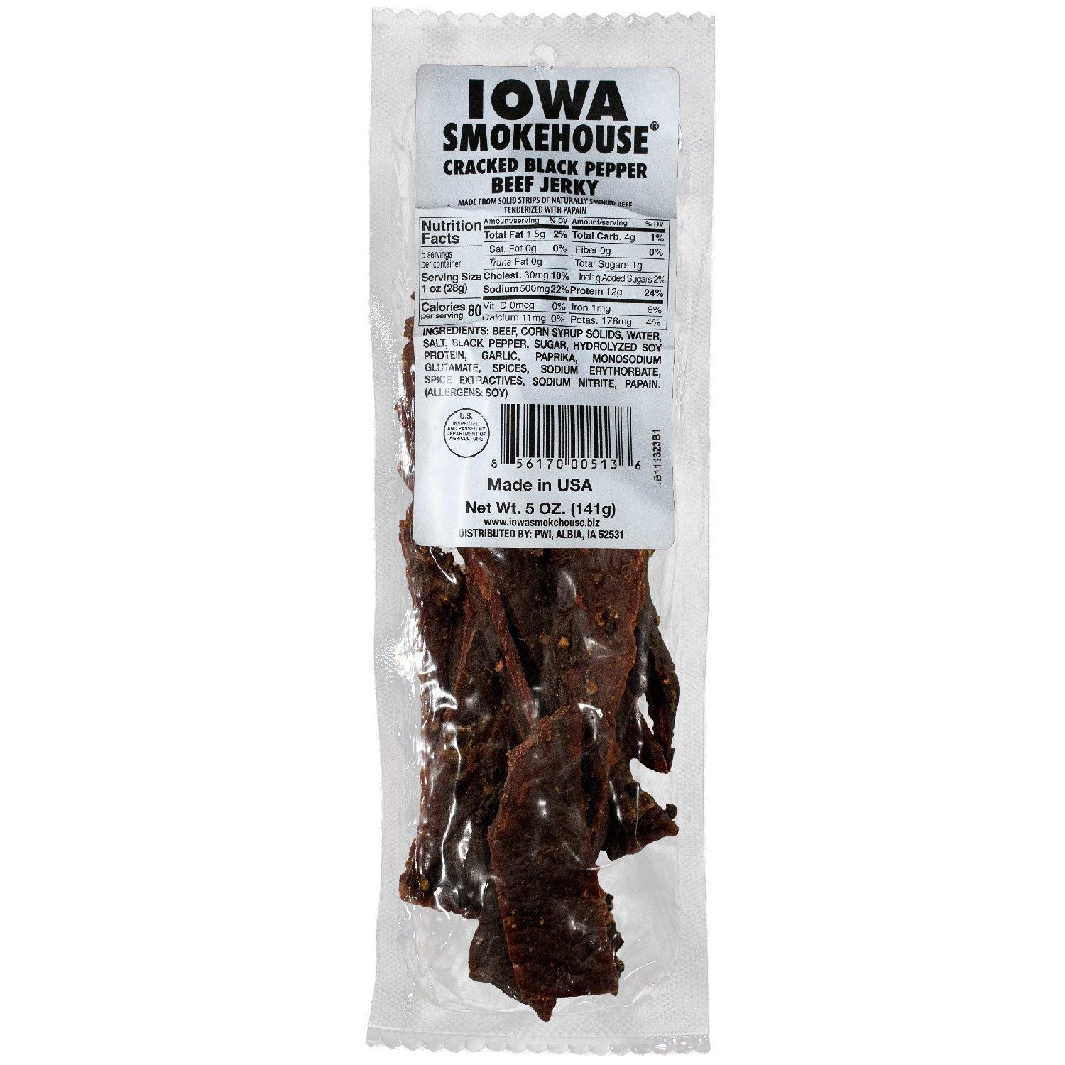 Iowa Smokehouse Beef 5 oz Jerky - Iowa Smokehouse